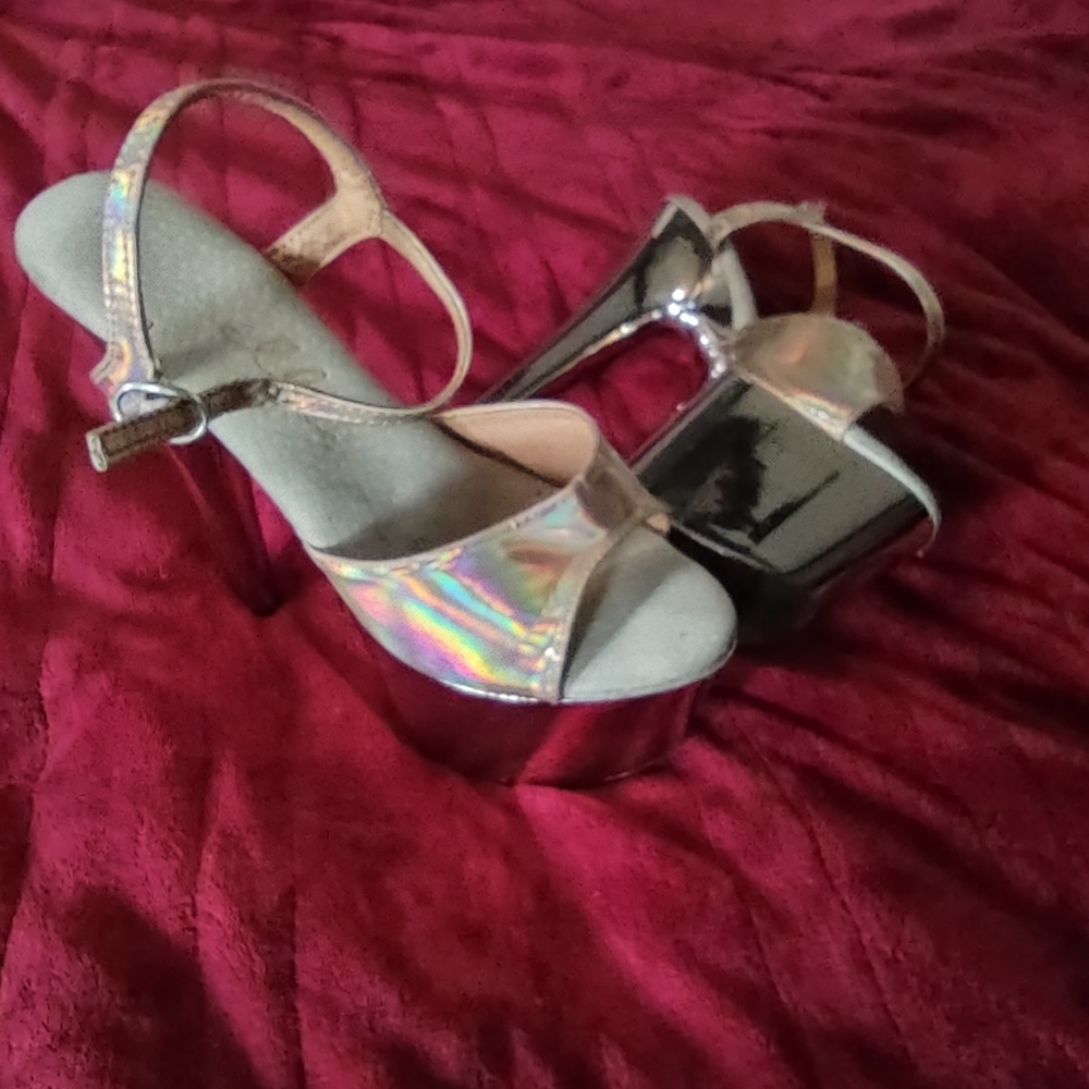 Sexy Stiletto platform heels Sz 8